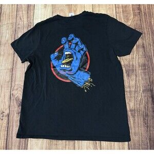 Puma x Santa Cruz Screaming Blue Hand Graphic T Shirt Size XL Defect